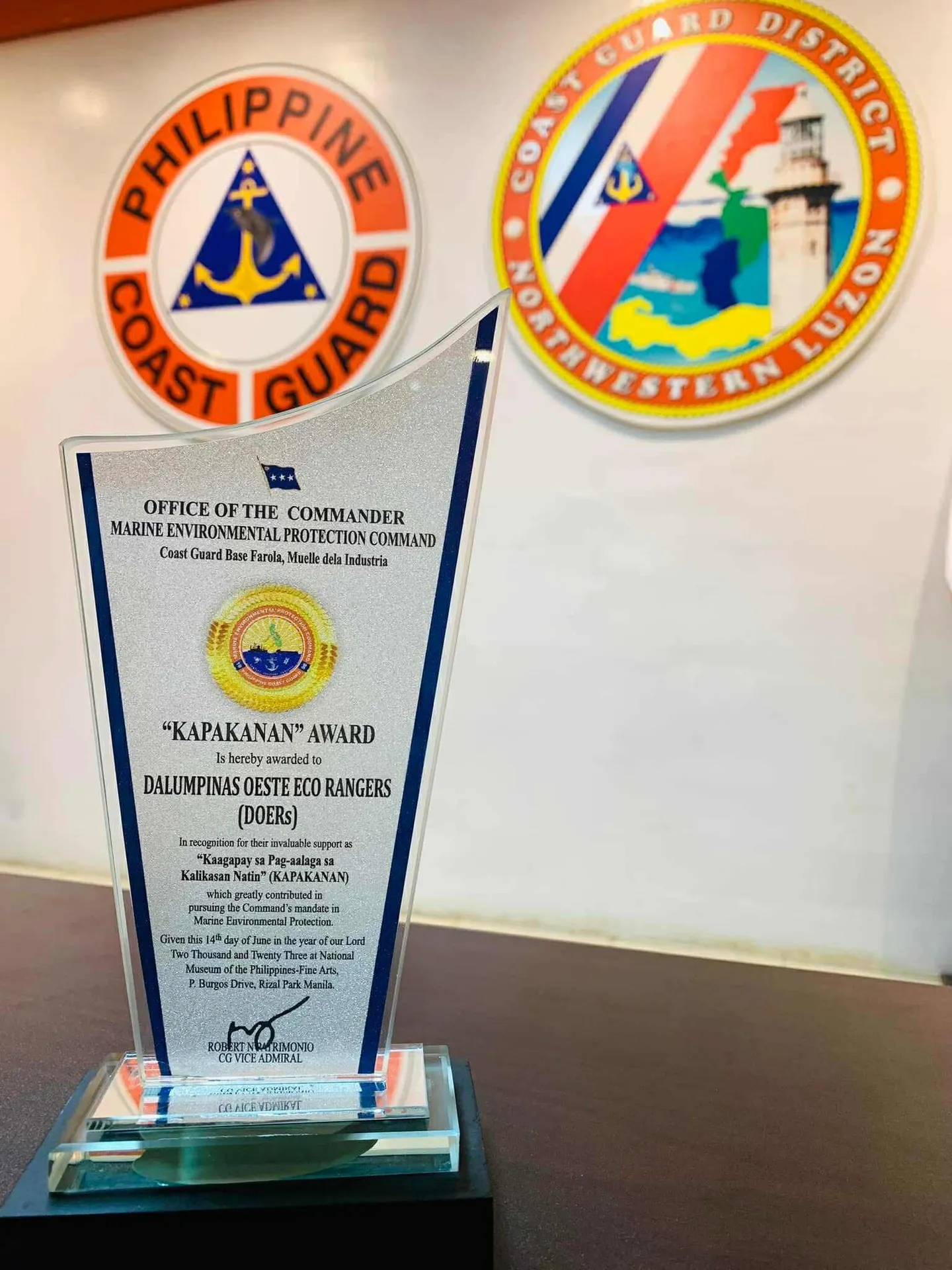 Kapakanan award — recognition record