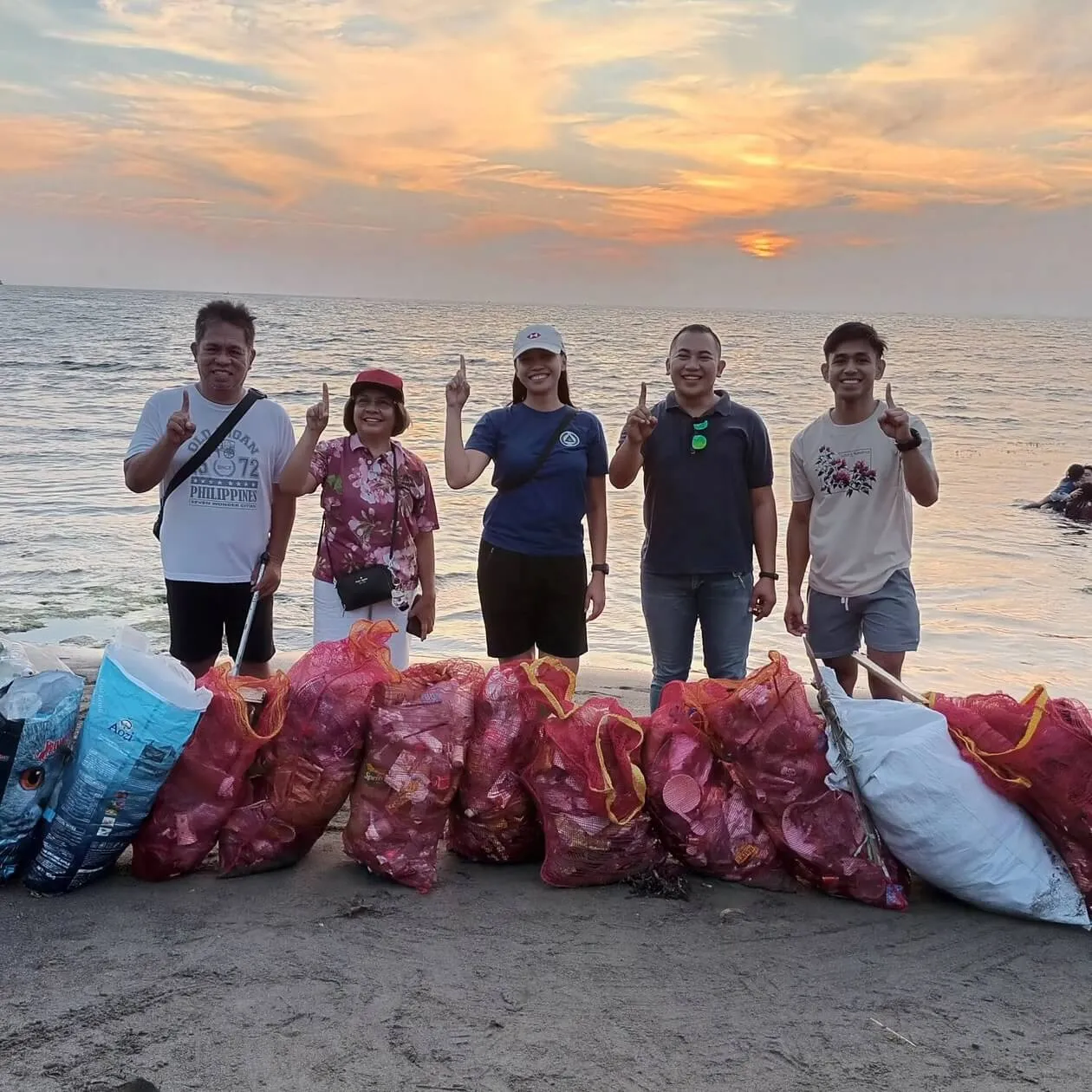 DOERs taking part in a coastal community activity